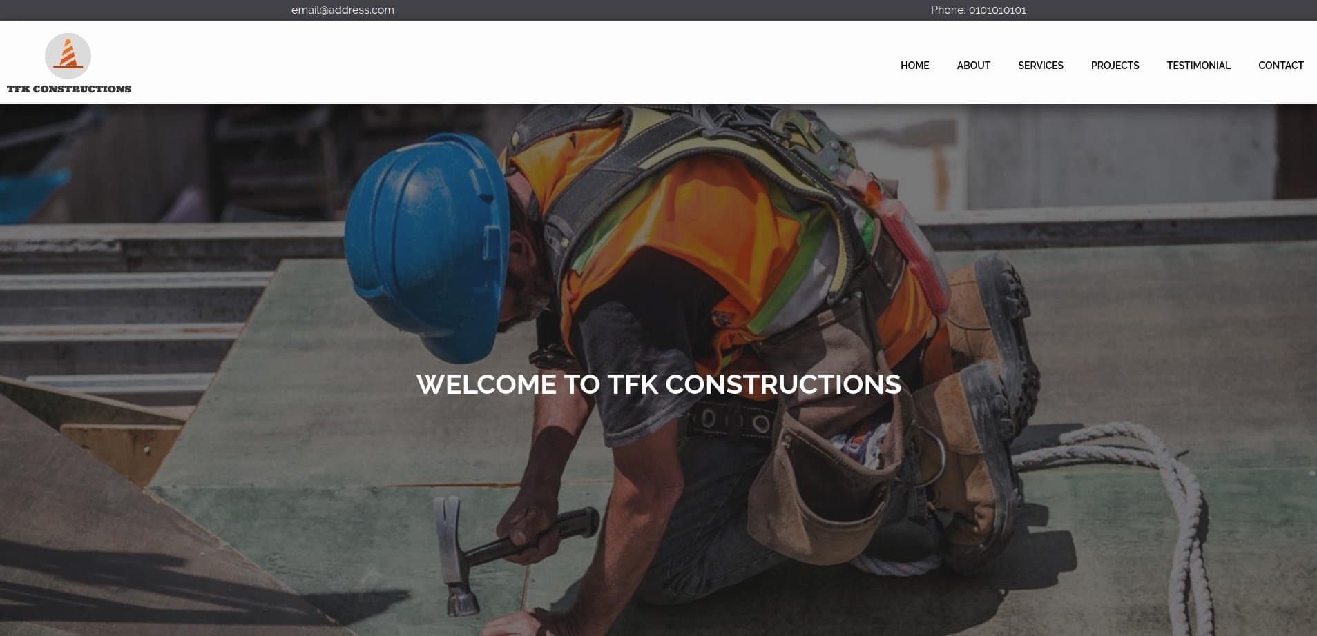 Construction Website